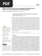 Effects of Preservation and Propagation Methodology On PDF