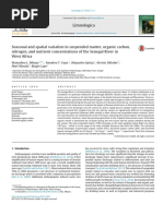 Seasonal and Spatial Variation in Suspended Matter, Organic Carbon