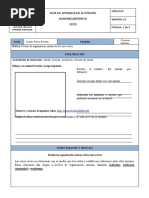 Guía # 1 CN Niveles de Organización Externa de Los Seres Vivos