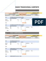 Plantilla Metrado de Materiales