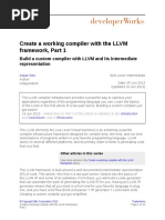 Create A Working Compiler With The LLVM Framework, Part 1