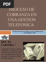 Proceso de Cobranza en Una Gestion Telefonica