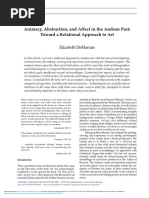 DeMarrais. 2017. Animacy, Abstraction, and Affect in The Andean Past Toward A Relational Approach To Art