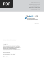 Caixa de Velocidades ZF Ecolife - Manual de Instruções