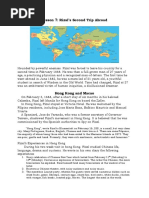 Lesson 7 Rizal's Second Trip Abroad and Second Homecoming