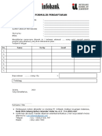 Form Registrasi Public Training