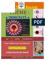 Cours Du Thème de Limmunité