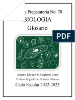 Glosario de Palabras Comunes Dentro de La Biologia