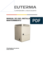 Manual de Uso, Instalacion Y Mantenimiento: Climatizadores de Piscina Aruba 30/40/60