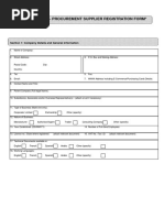 Procurement Vendor Registration Form PDF