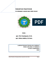 Penuntun Praktikum: Teknologi Sediaan Liquid Dan Semi Solid