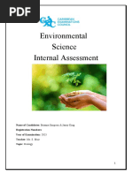 Environmental Science Draft