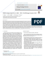 Global Energy Perspectives To 2060 - WEC S World Ener - 2020 - Energy Strategy R