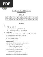 Math Paper 3 Solution