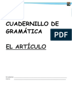 EjerciciosdeGramática-ElArticulo WORD