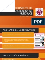 Procedimiento de Publicación de Artículos