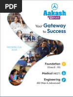 Aakash BYJU'S Foundation Medica Engineering Prospectus English Final