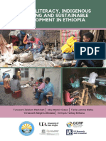 Family Literacy Indigenous Learning and Sustainable Development in Ethiopia