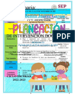 1° Sem13 Planeación de Intervención Docente Darukel 2022-2023