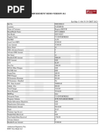 TW Disbursement Memo