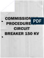 Commissioning Procedure of CB 150 KV - ENDIRA