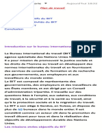 Histoire de BIT Missions Et Objectifs Du BIT Programme Et Activités Du BIT Partenariat Du BIT Conclusion