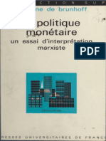 La Politique Monétaire, Un Essai Dinterprétation Marxiste