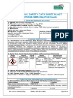 Msds of Bfgs Slag