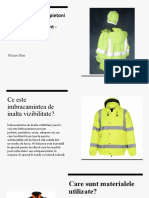 Utilizarea de Către Pietoni A Îmbrăcămintei Cu Elemente Fluorescent - Reflectorizante