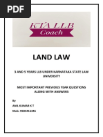 Land Law Notes KSLU Grand Final