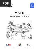 Math 5 DLP 49 - Finding The Area of A Circle