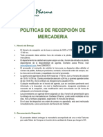 Políticas de Recepción de Mercaderia