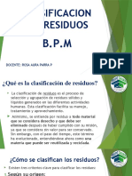 Clasificacion de Residuos