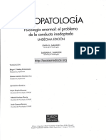 Psicología Anormal: El Problema de Ia Conducto Inadaptada