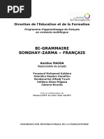 Bi Grammaire Songhay Zarma Francais Chapitre 1 Alphabet Et Elements Dorthographe 0