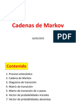 Cadenas de Markov