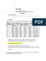 Solución Ejercicios de Competencia Perfecta