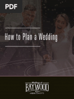 How To Plan A Wedding