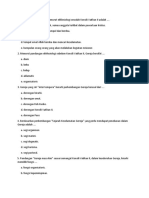 Soal PAK XI 2022