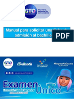 Manual para Solicitar Una Ficha de Admisión Al Bachillerato