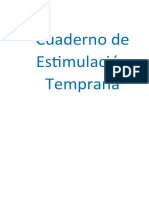 Cuaderno Estimulación Temprana