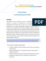 1era Jornada Institucional 2023 - Nivel Primario