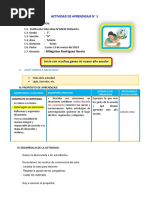 E1 A1 SESION TUT. Inicio Con Muchas Ganas Mi Nuevo Año Escolar