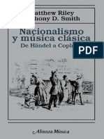 Riley Matthew y Smith Anthony D - Nacionalismo Y Musica Clasica