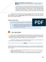 Grade 7 Unit 8 Lesson 3 Learning Packet Layout