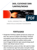 6.proses Fertilisasi, Cleavage Dan Nidasi 2021