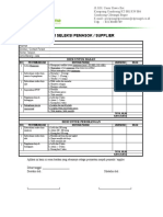 Form Seleksi Supplier