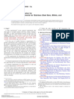 ASTM A 484 (13a) - General Requirement For STS Bar Forging