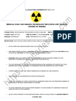 Diploma X-Ray Technician Exam Questions