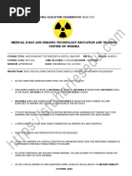 Diploma X-Ray Technician Exam Questions